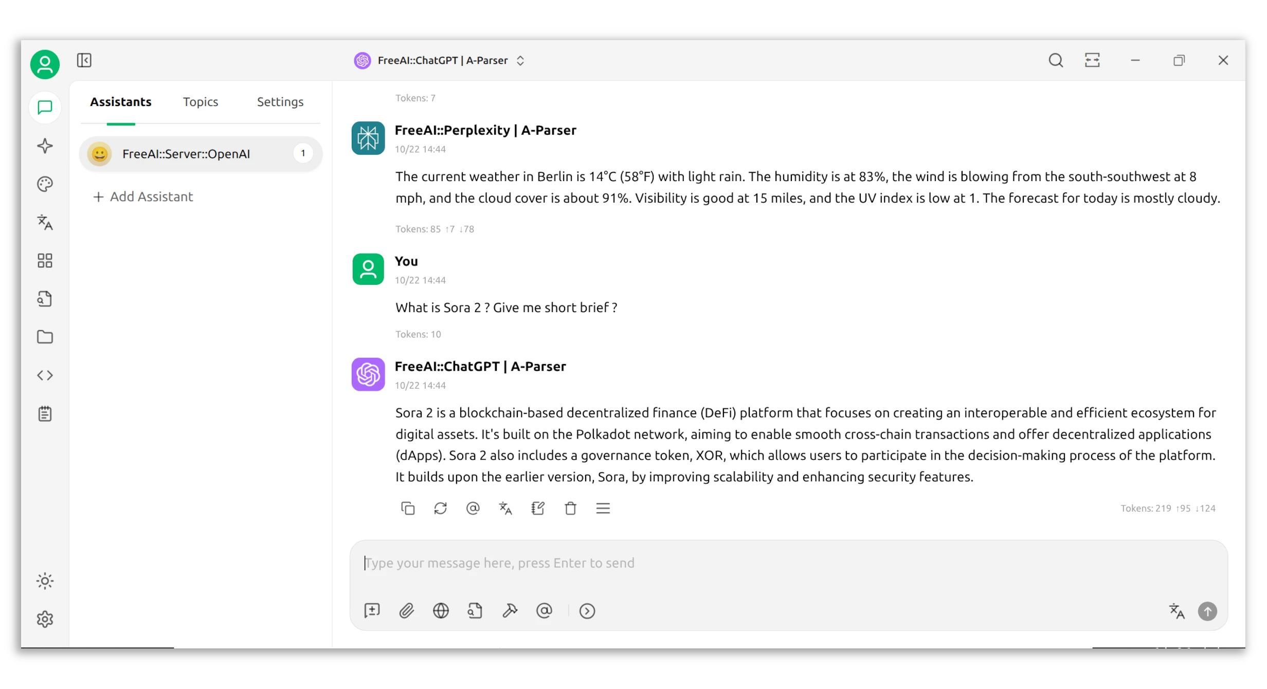 Einheitliche API für KI-Dienste in A-Parser
