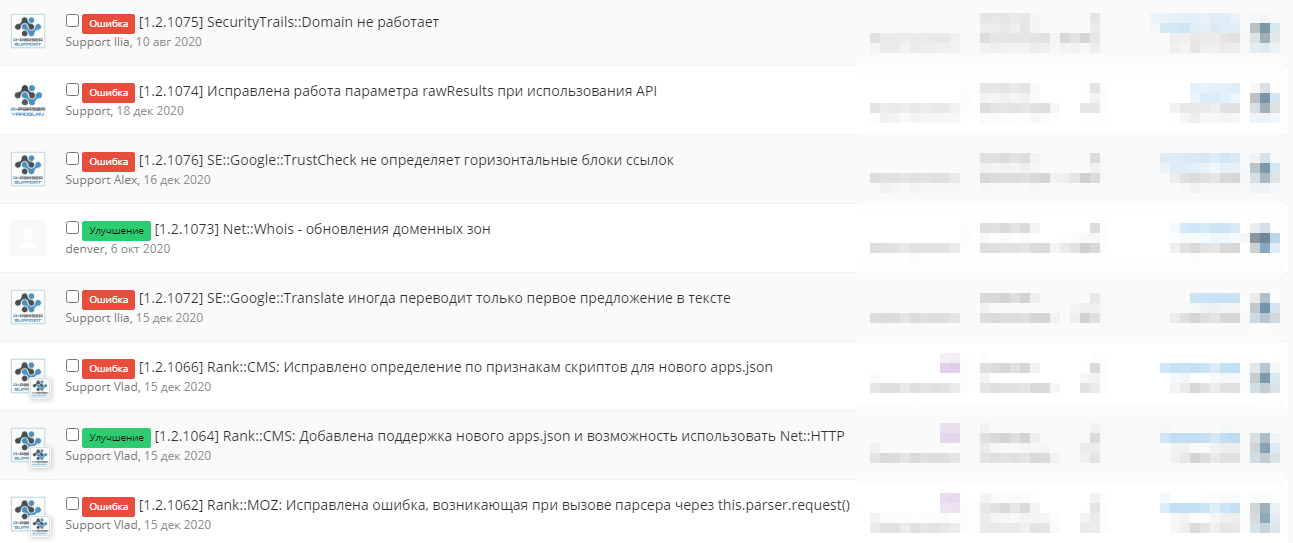 Alle Änderungen können im Forum eingesehen werden