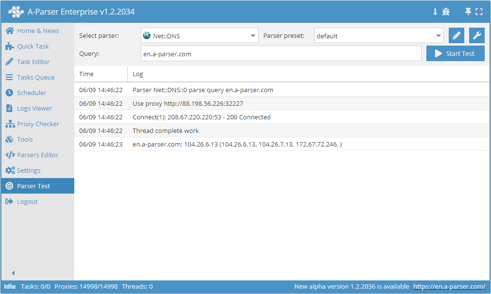 Parser overview
