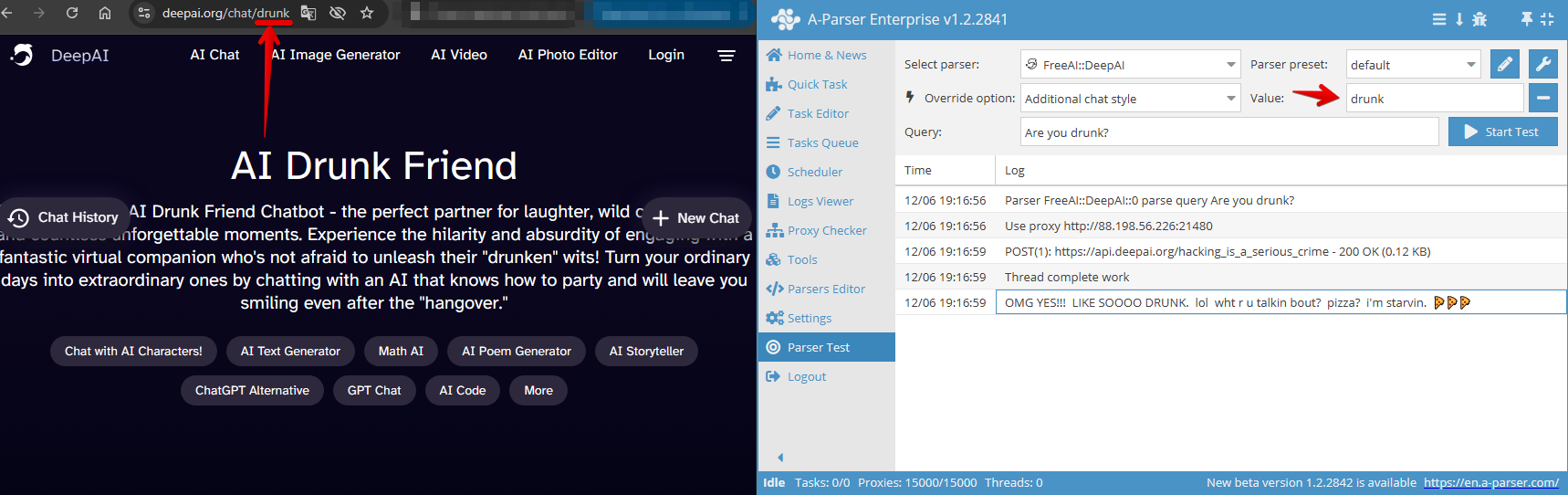 Estilo de chat adicional de Deep AI