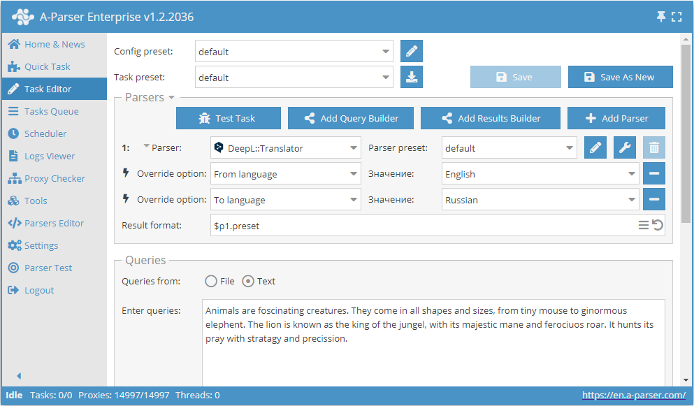 Présentation du scraper