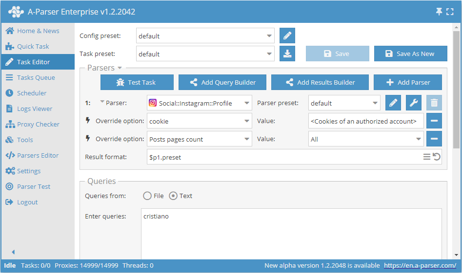 Collecte de liens vers des publications