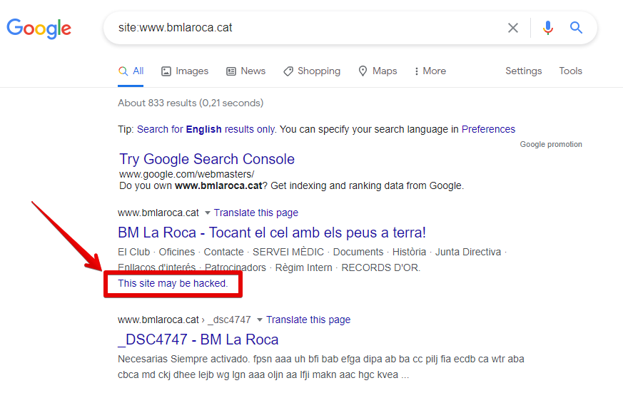 quelles données collecte le scraper SE::Google::Compromised