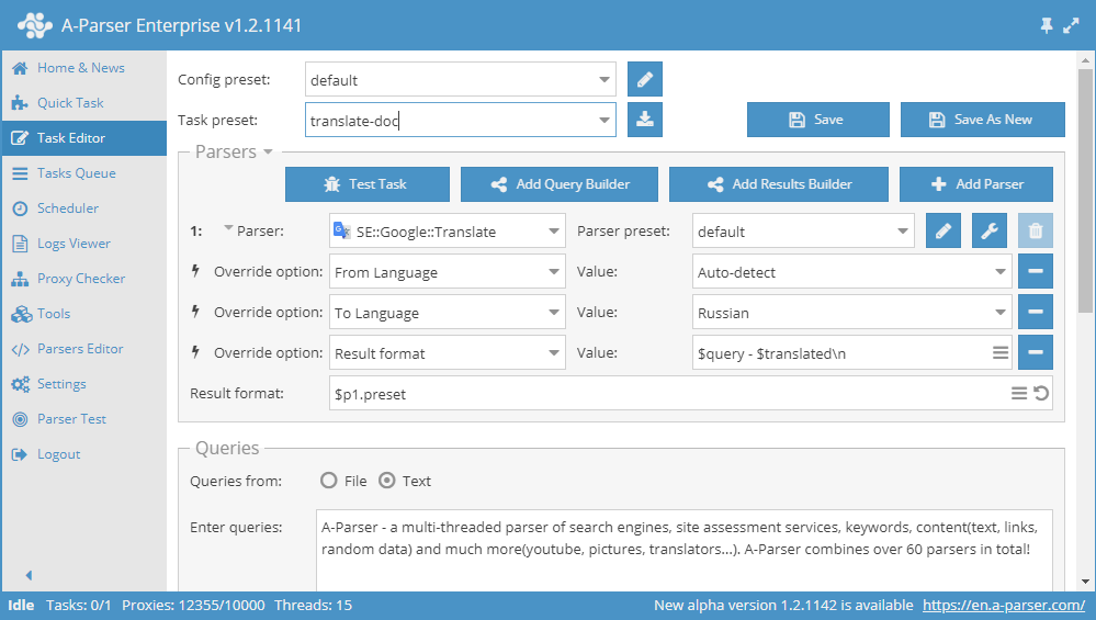 Présentation du scraper