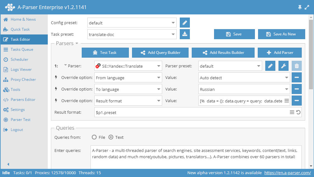 Présentation du scraper