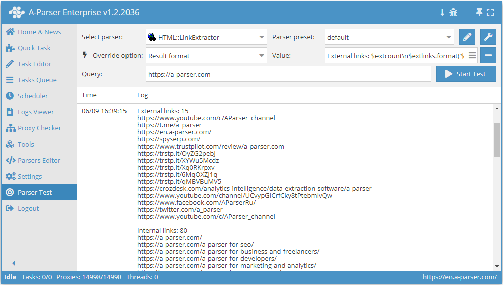Présentation du scraper
