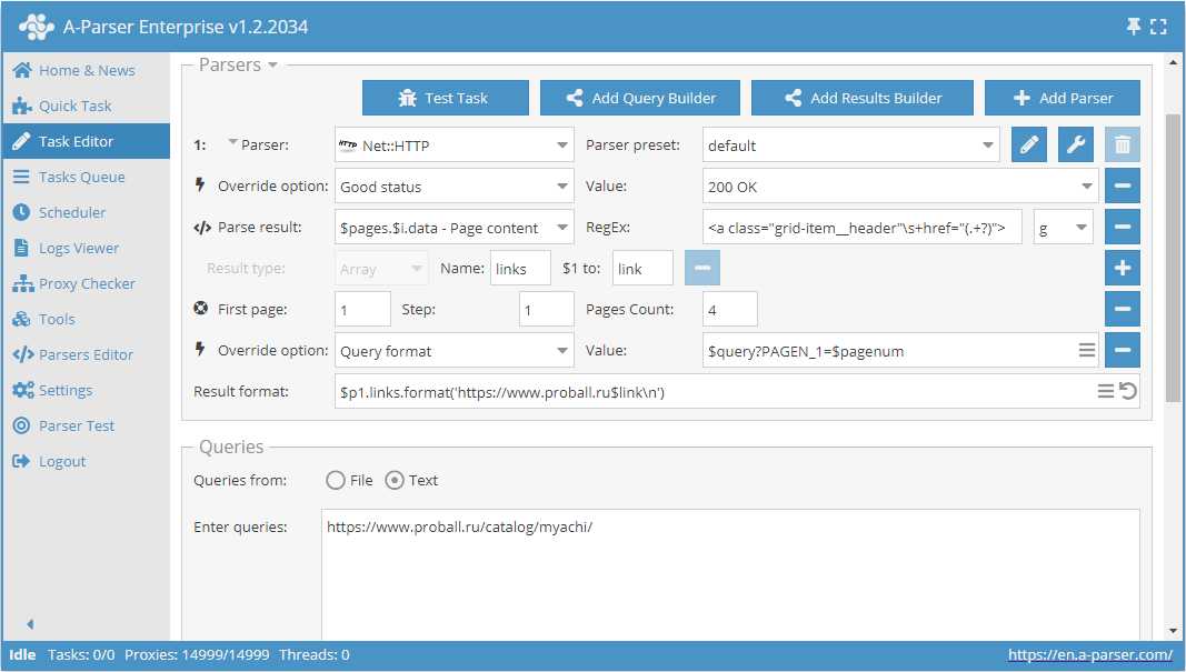 Utilisation de Use pages