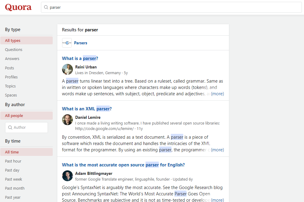 SE::Quora