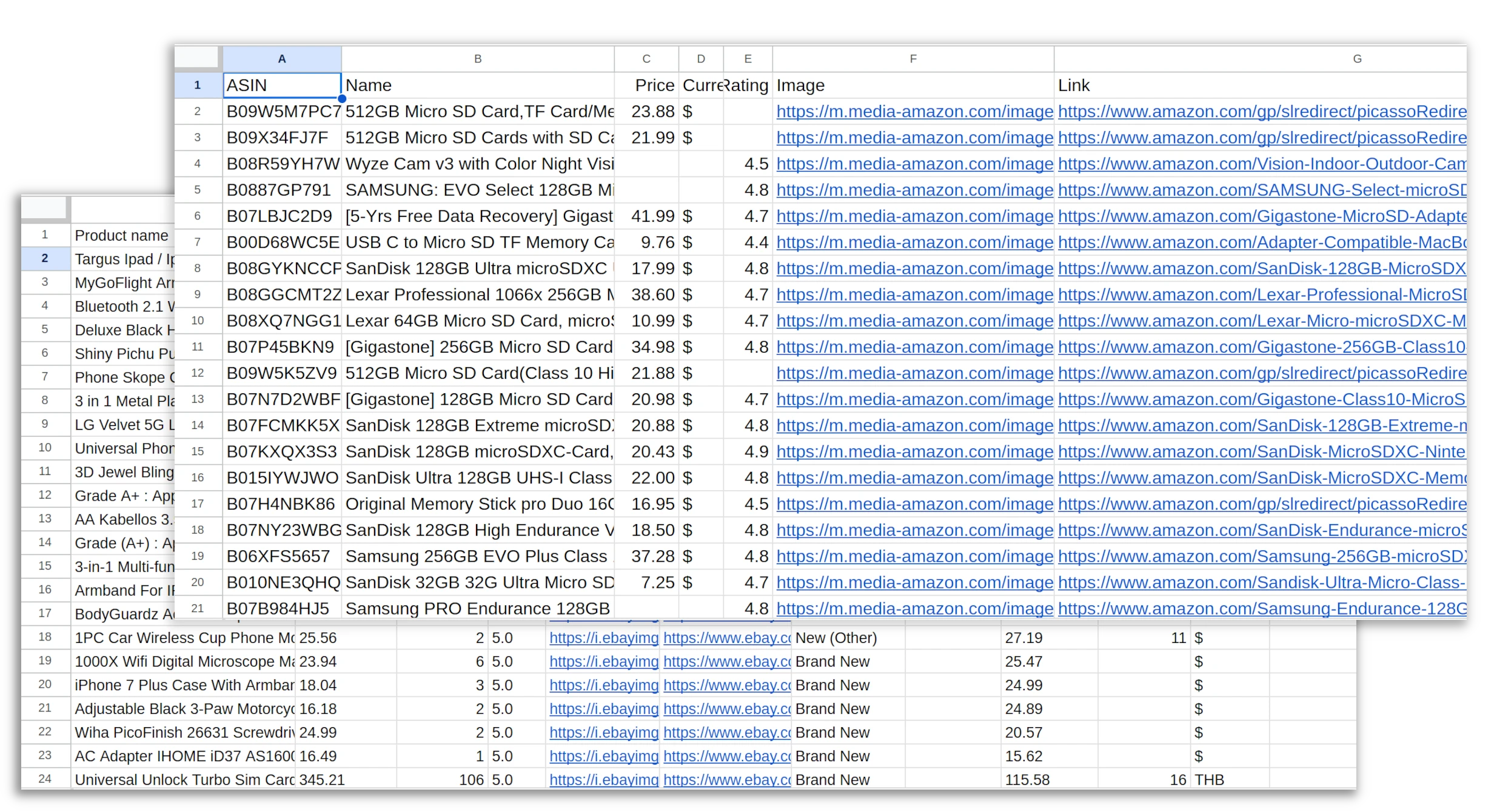 Scraping automation