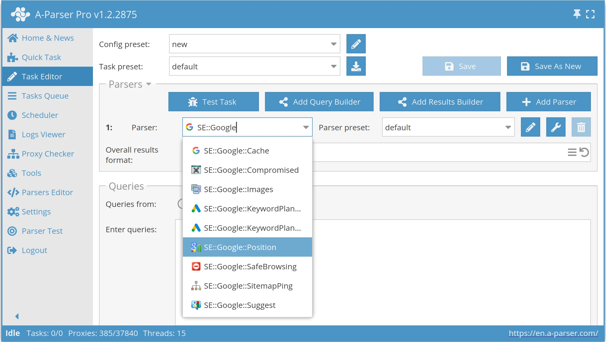 Screenshot for SEO