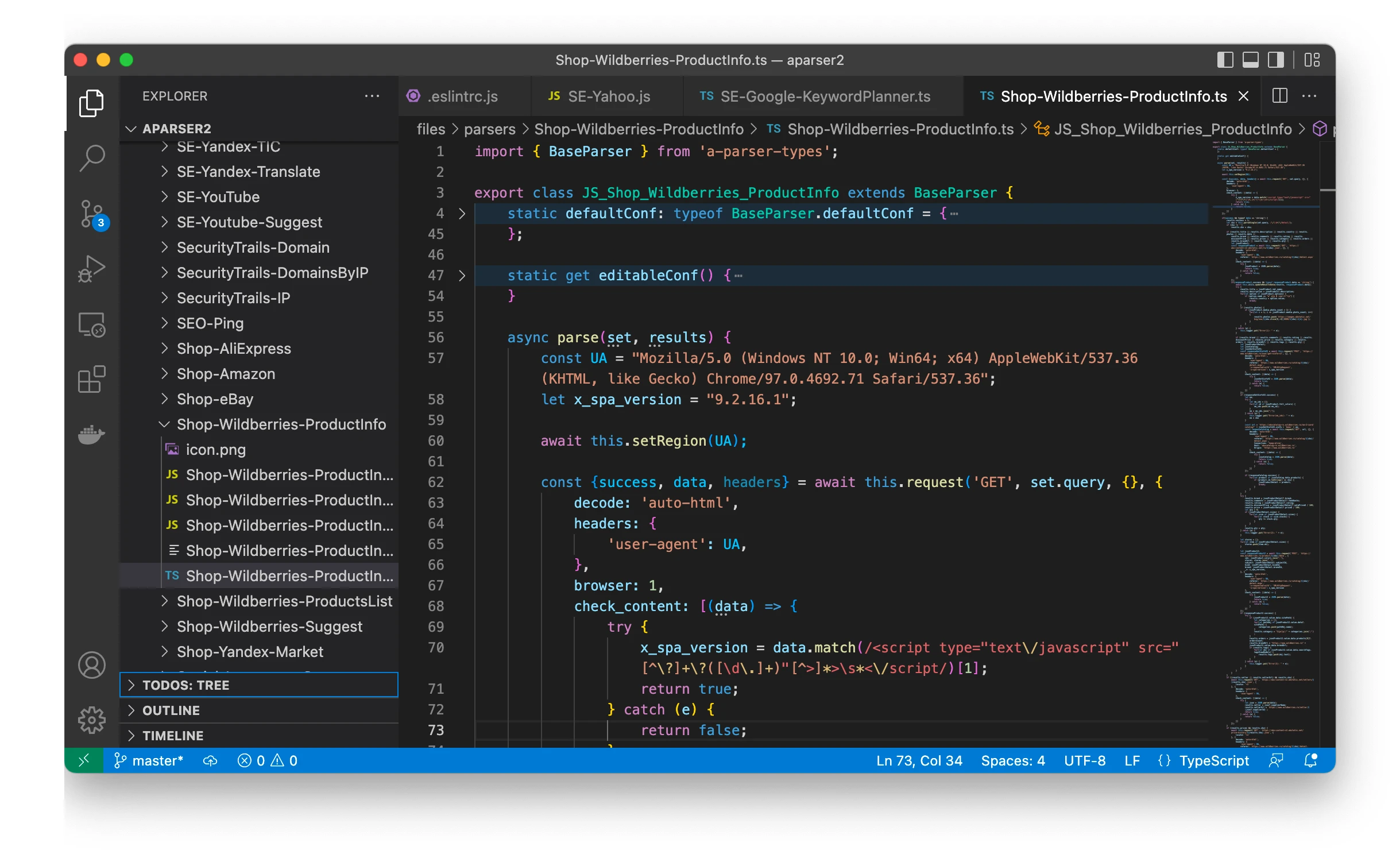 Scrapers de JavaScript