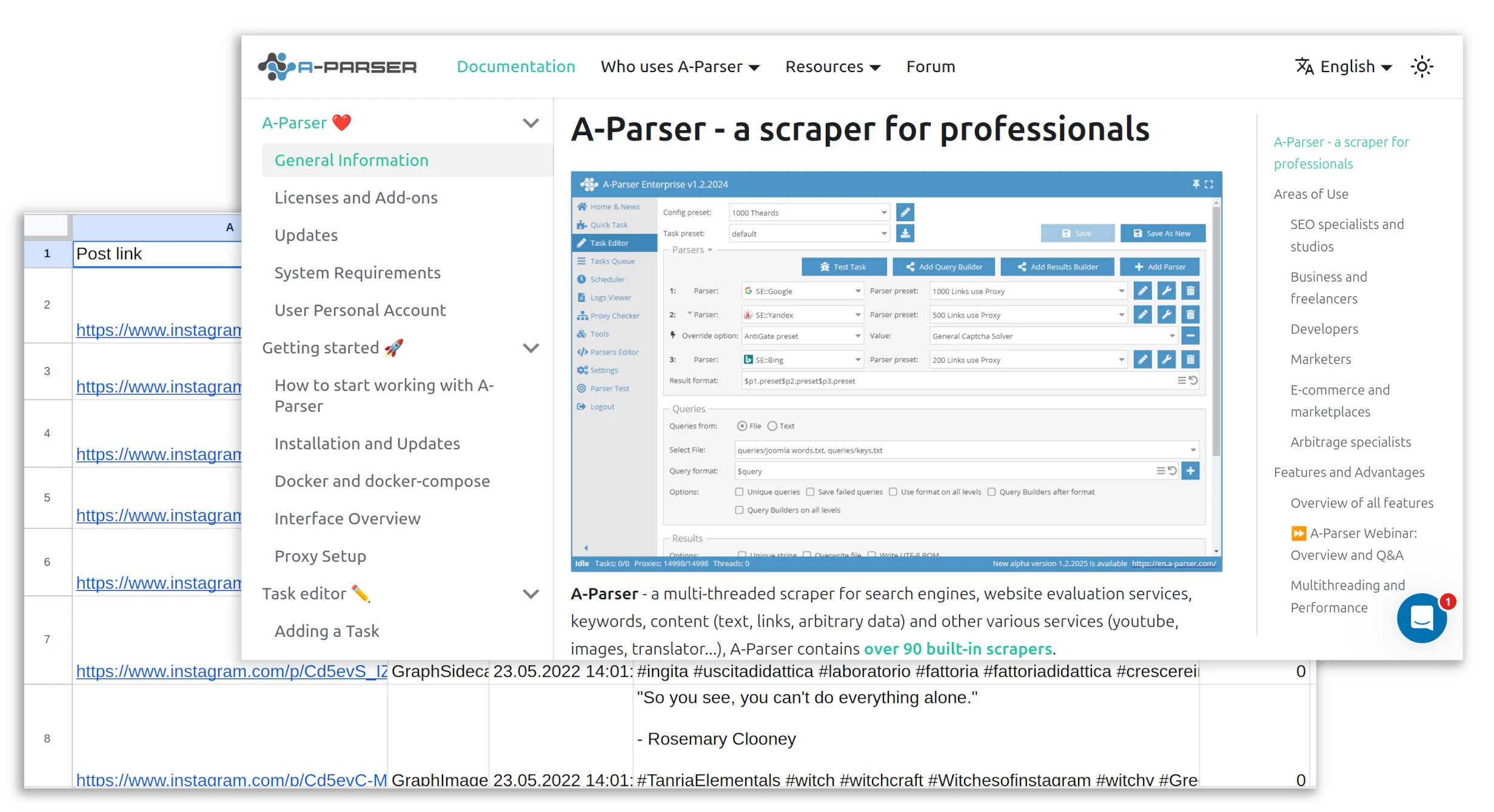 A-Parser pour les freelances