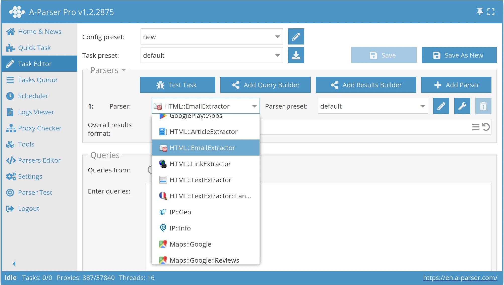 Illustration d'A-Parser pour le marketing