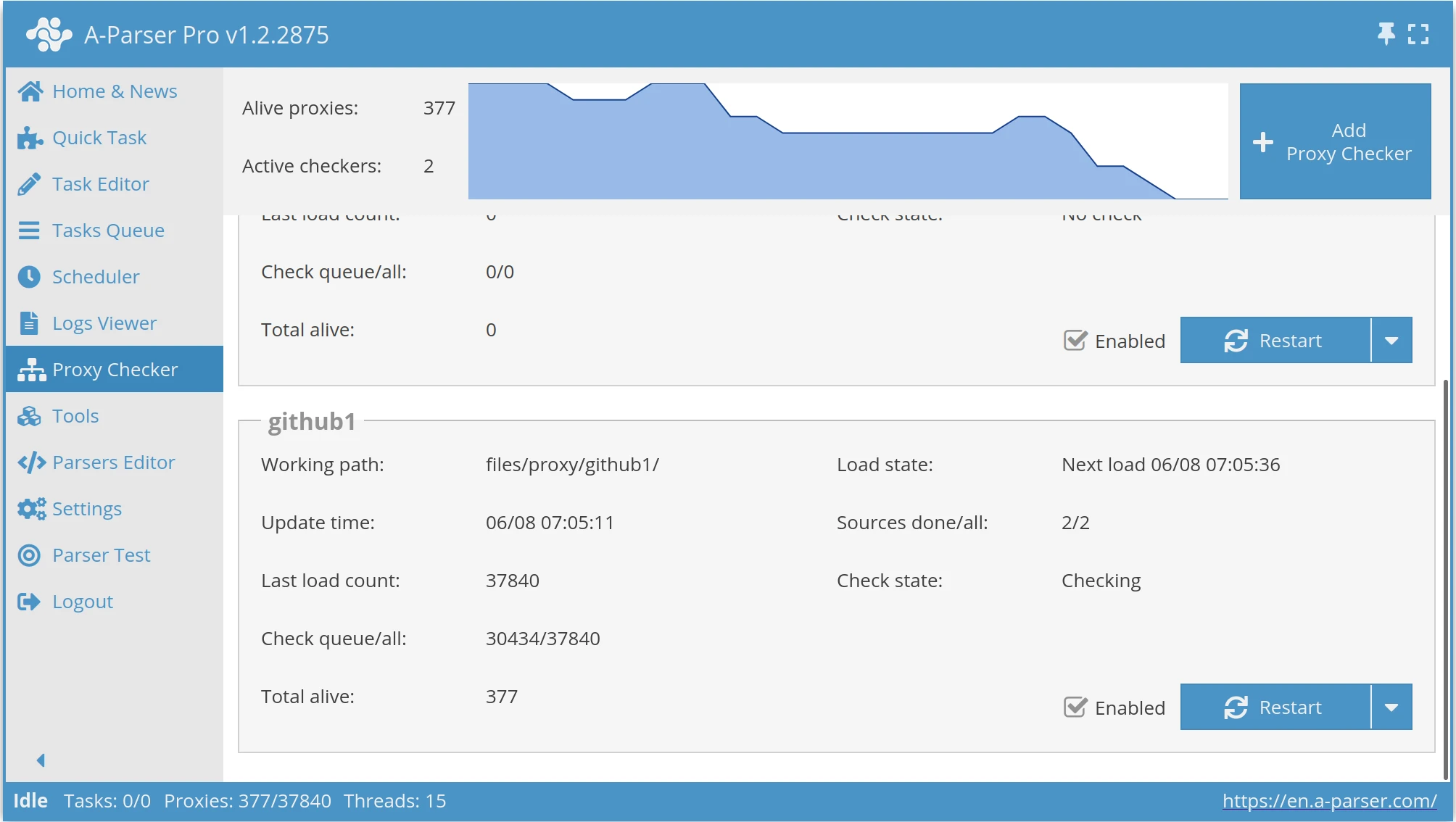 Proxies offerts A-Parser