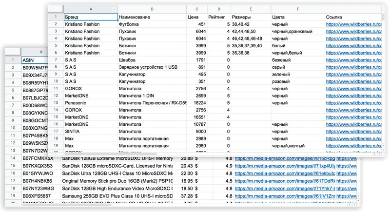 Автоматизация парсинга