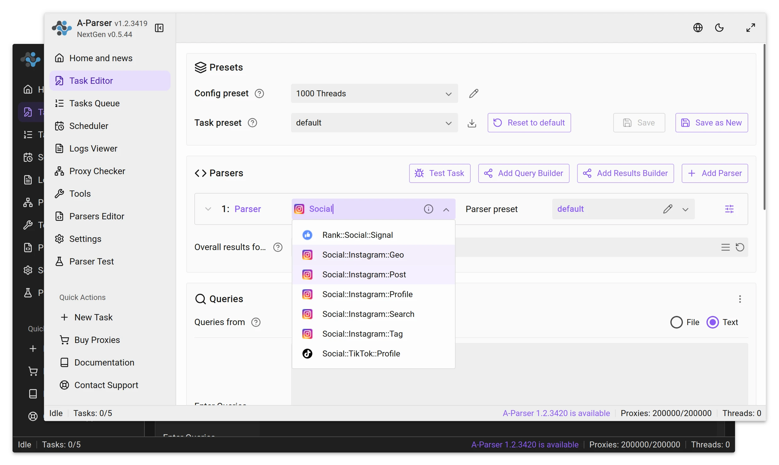 A-Parser for Affiliate Marketers